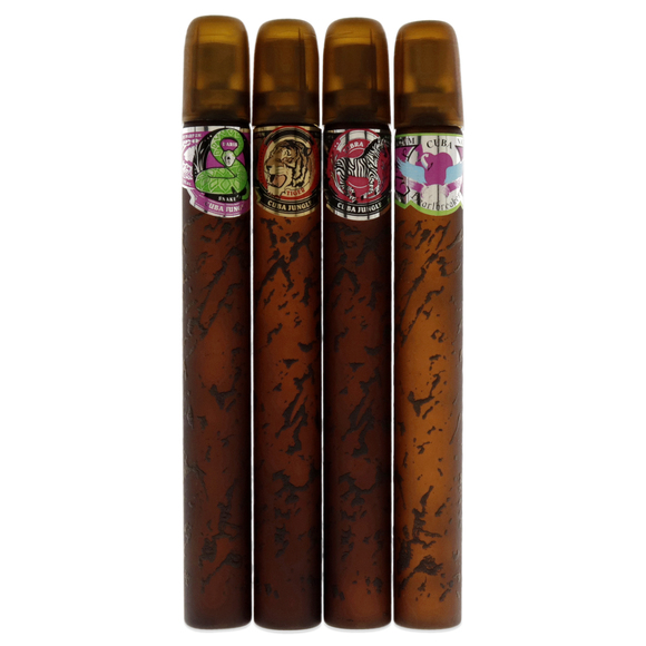 Cuba Jungle BY Cuba for Women 4 Pc Gift Set EDP Spray - Picture 2 of 4